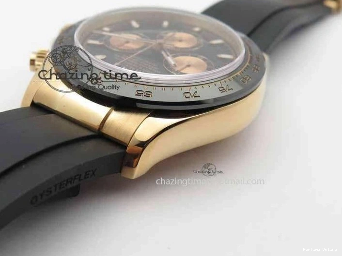 0511 Daytona 116515 Noob 1:1 Best Edition Black RG Dial On Black Rubber Strap A7750 (Free Extra Strap) ZipUp 3743
